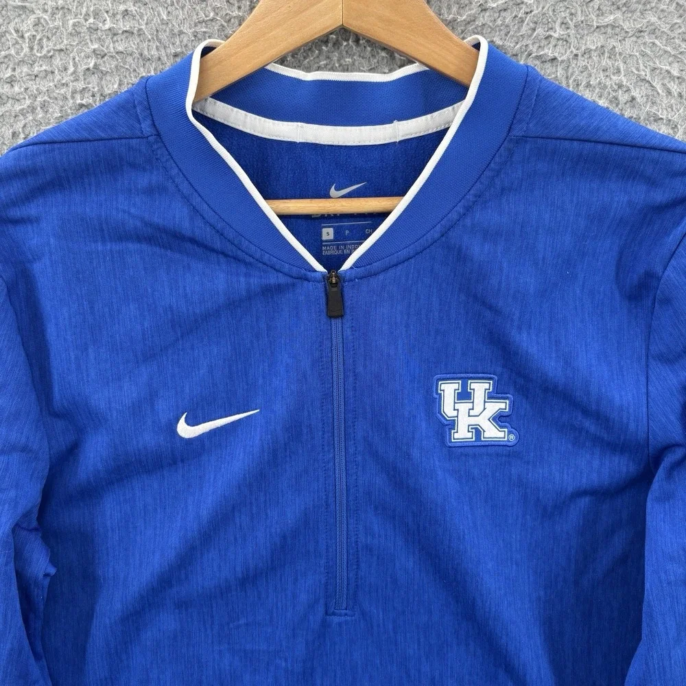 Kentucky Wildcats 1/4 Zip Pullover Mens S Dri-Fit Performance Blade Collar UK